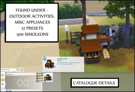 Chicken Coop The Sims 4 Chicken Coop Ideas