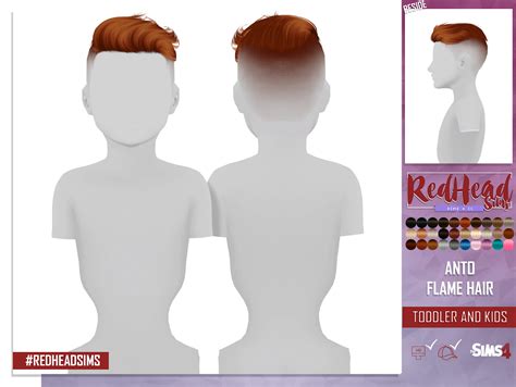 Coupure Electrique Anto`s Flame Hair Retextured Kids And Toddlers