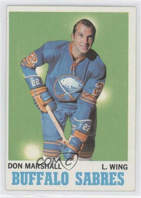 Don Marshall Hockey Card 1970 71 Topps Base 129