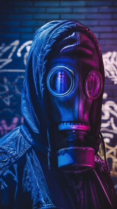 Purple Gas Mask Iphone Wallpaper Iphone Wallpapers Iphone Wallpapers