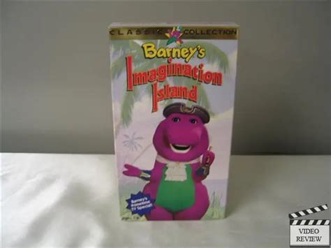 Barney Barneys Imagination Island Vhs 1994 Professor Tinkerpot
