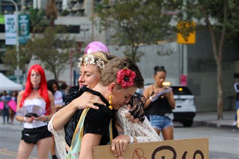 hundreds rally against sexual injustice at slutwalk in dtla photo gallery lbcc viking news
