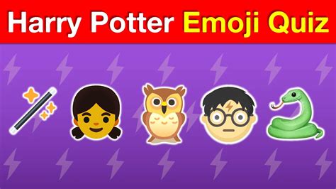 Harry Potter Emoji Quiz 🏰 Guess The Characters By Emoji ⚡hermione