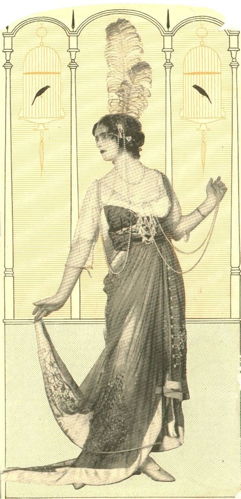 1912 Complex Lucile Evening Dress Grand Ladies Gogm