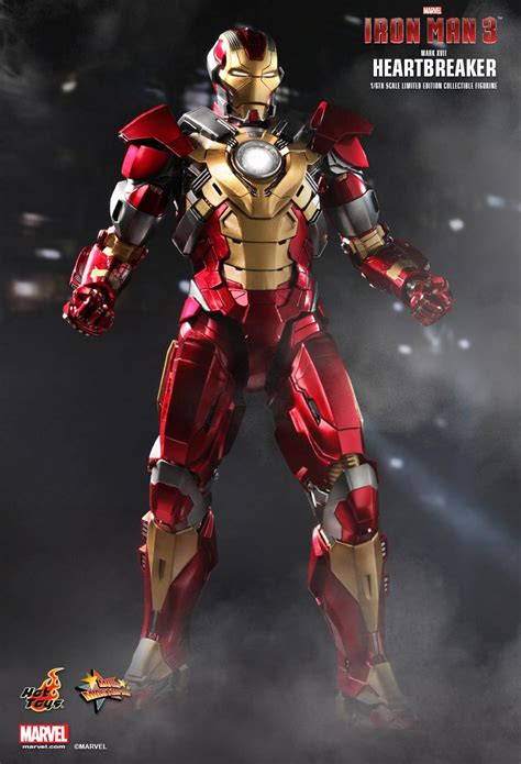 The mark iii armor was tony stark's third iron man suit and an upgrade from the mark ii, improving on its previous flaws. Iron Man Mark XVII - Heartbreaker from Hot Toys - Mifty is ...