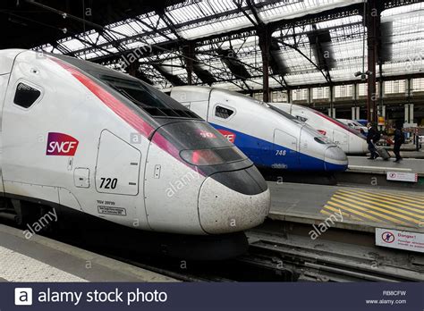 The Tgv High Speed Train Operated By The Sncf Gare De Lyon Paris