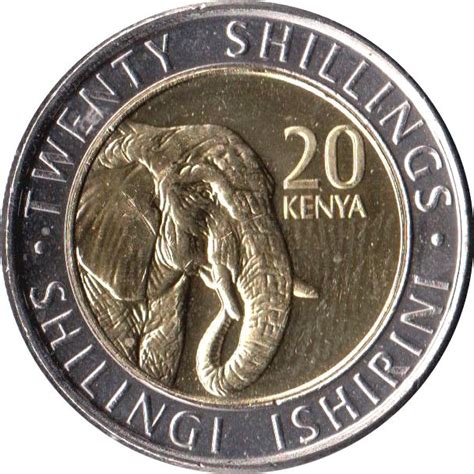 20 Shillings Kenya Numista