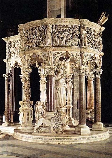 Autore Giovanni Pisano Titolo Pulpito Del Duomo Di Pisa Data 1302