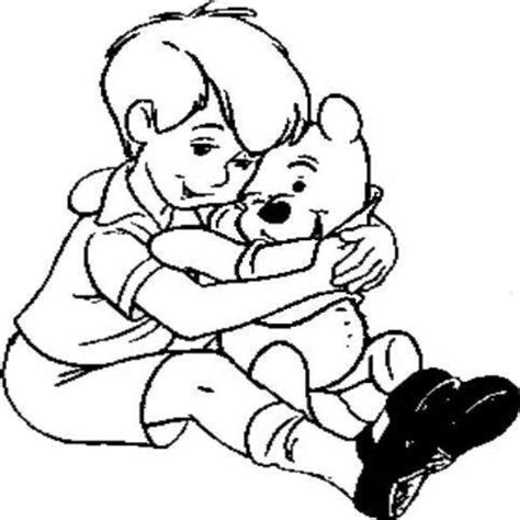 kleurplaten en zo » Kleurplaten van winnie de pooh