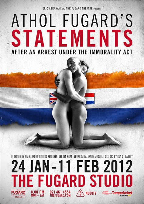 The Fugard Theatre Archive Statements After An Arrest Under The Immorality Act