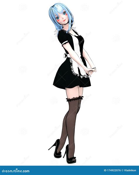 Anime Girl In A Black Dress