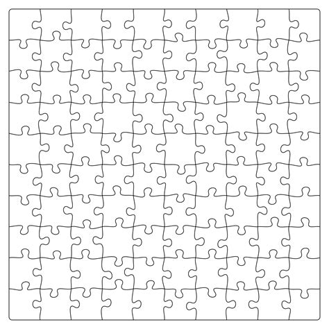 10 Best 9 Piece Jigsaw Puzzle Template Printable PDF For Free At Printablee