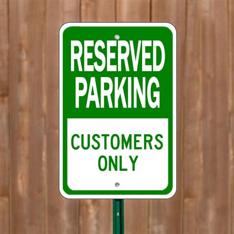 Custom Parking Signs Custom Parking Signs Customlanyardscom