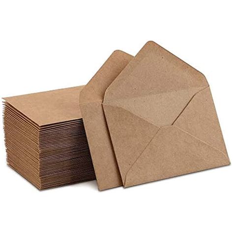 Pack Brown Kraft Mini Envelopes X Gift Card Envelopes My XXX Hot Girl