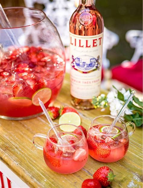 Lillet Rubis Drink- Rezept mit Erdbeersirup und echter Vanille
