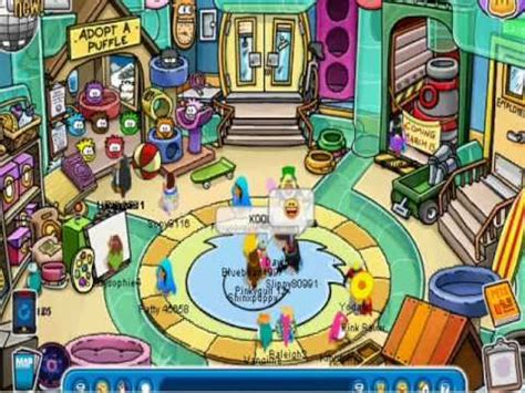 Sports shop on the pink surfboard. New Club Penguin Pet Shop - YouTube