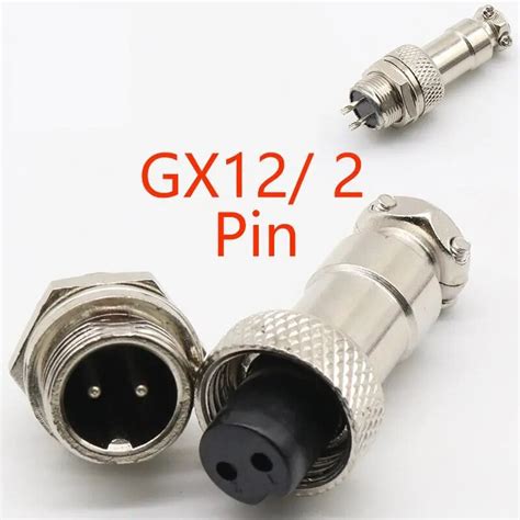 Pcs GX Pin Male Female Mm Wire Panel Connector Aviation Plug