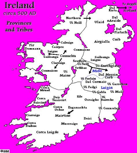 Irelands History In Maps 500 Ad Ireland History Irish History