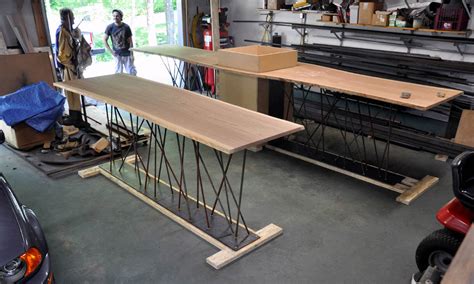 Our finished option will get you a table top built to size, flattened, sanded, and finished Dorset Custom Furniture - A Woodworkers Photo Journal ...