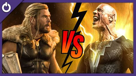 Thor Vs Black Adam Can Black Adam Beat Thor In Hindi Youtube