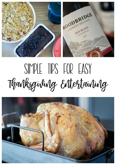 For the upcoming personnel transfers, you plan to prepare ahead! Simple Thanksgiving Entertaining Tips