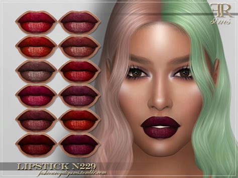 Frs Lipstick N229 By Fashionroyaltysims At Tsr Sims 4 Updates