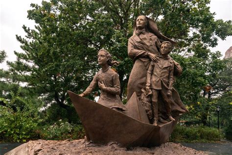 cuomo unveils statue of mother cabrini united we stay