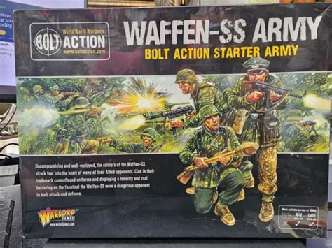 Bolt Action Waffen Ss Starter Army Box Set Warlord Games New Wwii 124