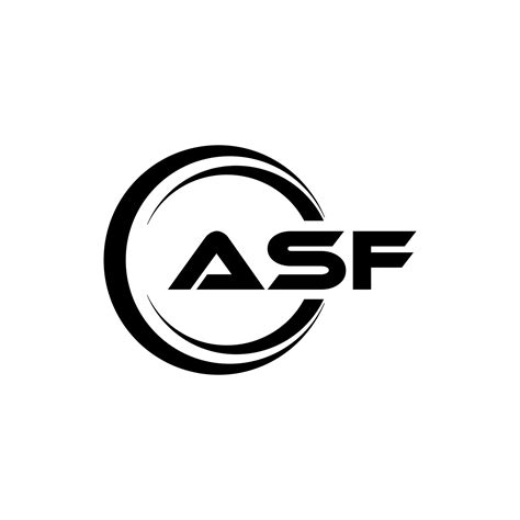 Asf Letter Logo Design In Illustration Vector Logo Calligraphy