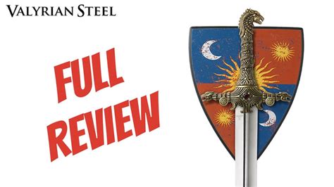 Oathkeeper Sword Valyrian Steel Full Review Youtube