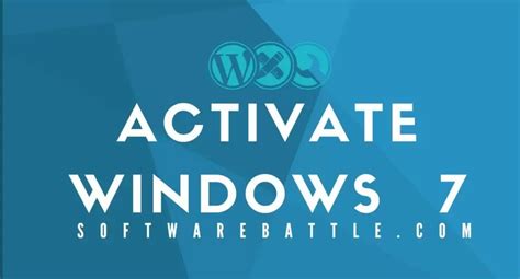 How To Activate Windows 7 For Free Softwarebattle