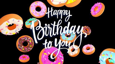 Descobrir 46 Imagem Happy Birthday Donuts Vn