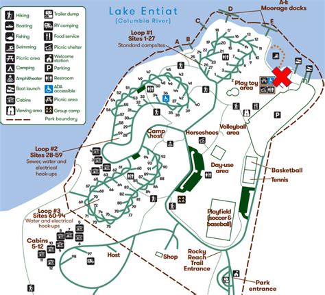 Table Rock Lake State Park Campground Map