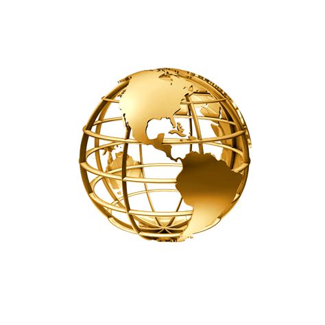 Gold Globe Png Png Image Collection
