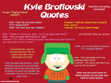 Kyle Broflovski Quotes South Park South Park Funny South Park