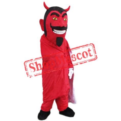 Red Lightweight Devil Mascot Costume