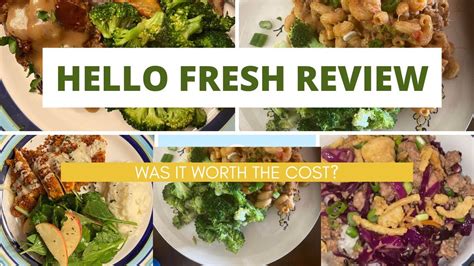 Hello Fresh Cook And Review Was It Worth The Cost Youtube