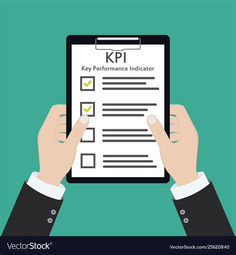 Kpi Key Performance Indicator Business Concept Vector Image