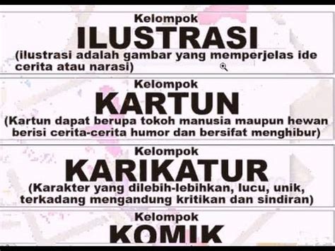 Definisi dan Jenis jenis Gambar Ilustrasi - YouTube