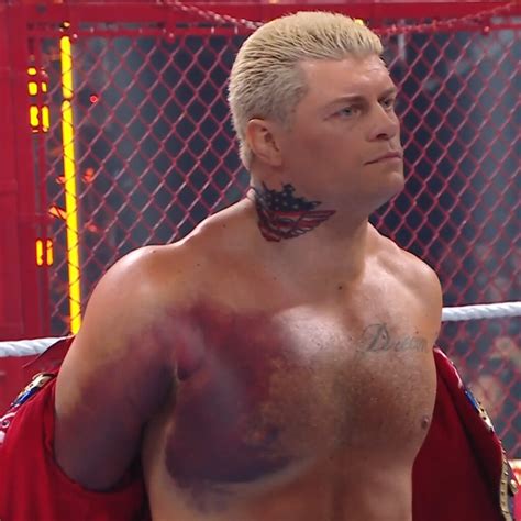 Cody Rhodes Competes With Gruesome Injury At Hell In A Cell Pro