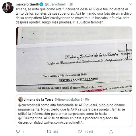 Marcelo Tinelli Le Respondió A Una Ex Funcionaria De La Afip E Insistió