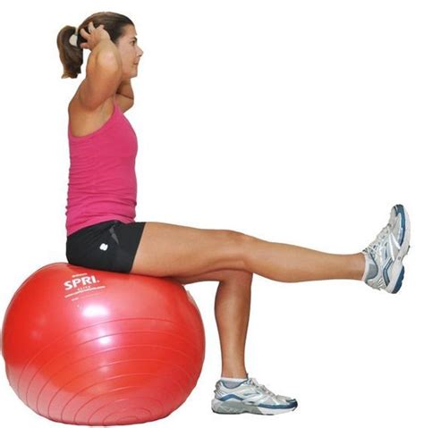 Beginner Ball Workout For Balance Stability And Core Strength In With Images Ball