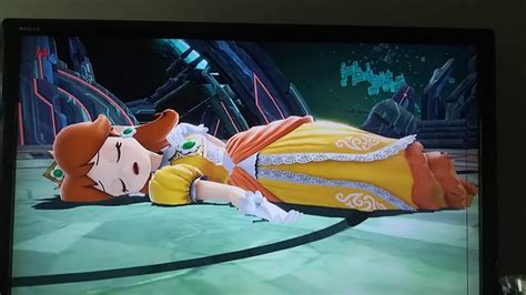 Super Smash Bros Ultimate Daisy On The Ground Youtube