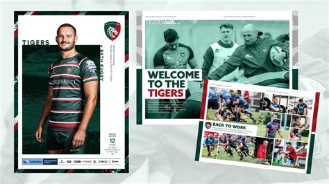 Match Programme Delivered Digitally Leicester Tigers