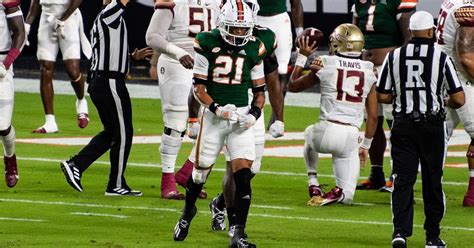 Miami Live Updates Vs Fsu Hurricanes 52 Seminoles 10 Final