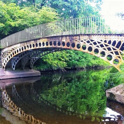Linn Park Glasgow Scotland Oldest Complete Iron Bridge In Glasgow
