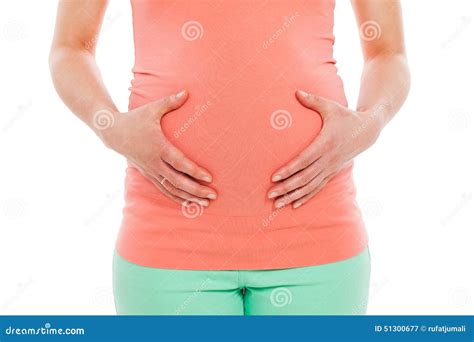 Beautiful Pregnant Belly Stock Image Image Of Expecting 51300677