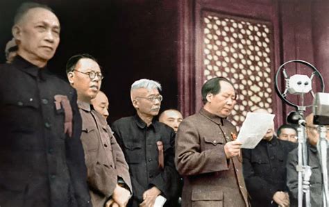 october 1 1949 mao zedong proclaims the people s republic of china the nation