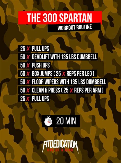 The 30 Spartan Workout Routine Is Shown In Red White And Black