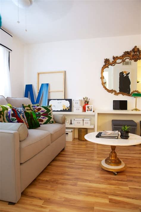House Tour: A Smart 300 Square Feet Austin Apartment ... Square feet also can be marked as ft2.